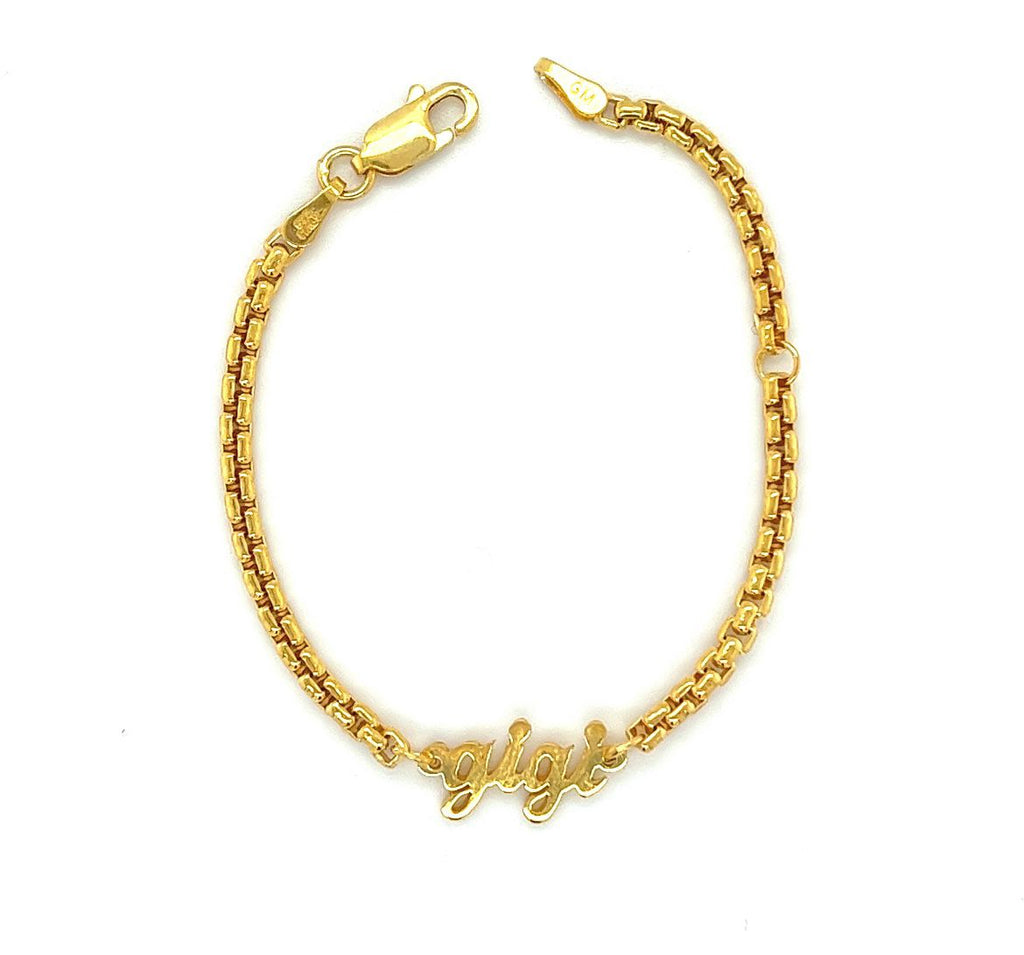YELLOW GOLD PUFFED GUCCI-STYLE CHAIN BRACELET, 10MM - Howard's Jewelry  Center